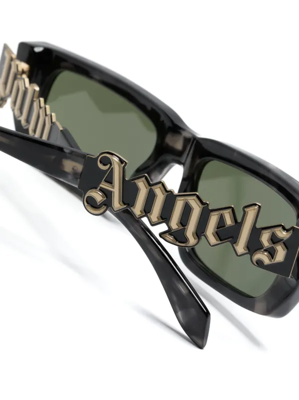 Palm Angels Eyewear Milford スクエアフレーム サングラス | ブラック 