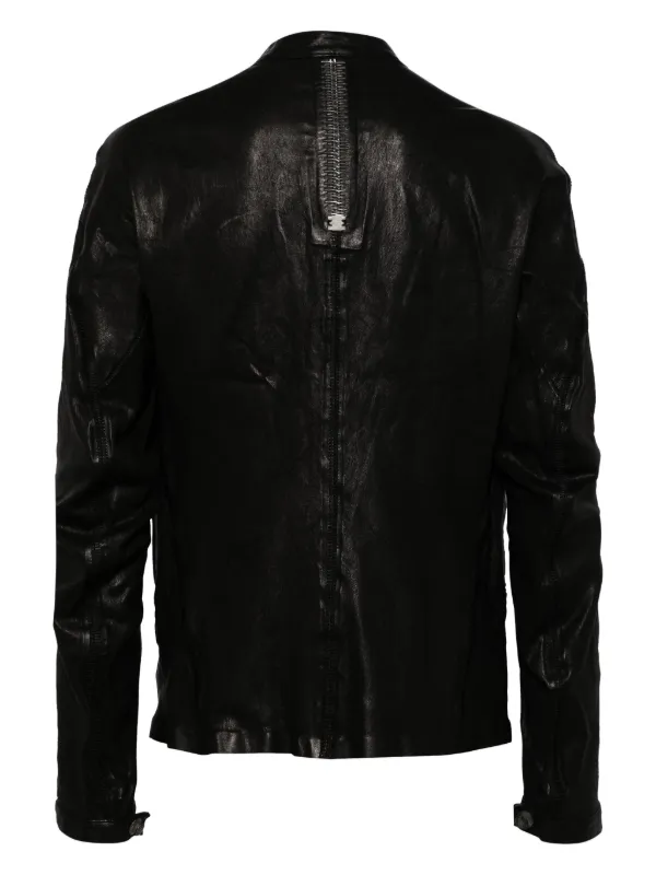 Isaac Sellam Experience Bute Neo レザージャケット | ブラック