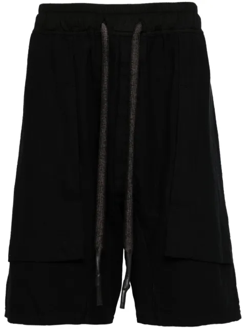 Isaac Sellam Experience gusset-detail organic cotton track shorts