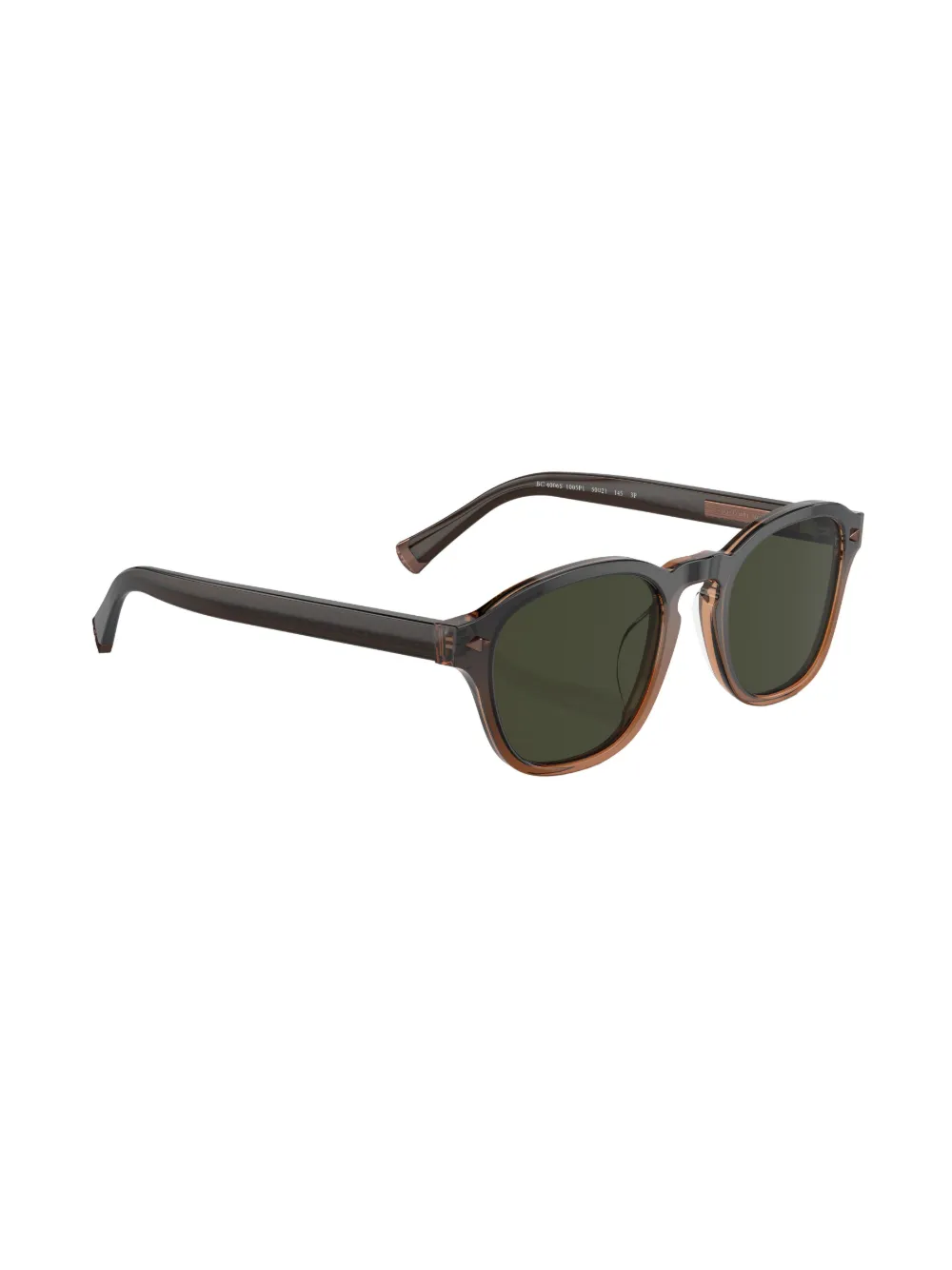 Brunello Cucinelli BC4006S zonnebril met rond montuur Bruin