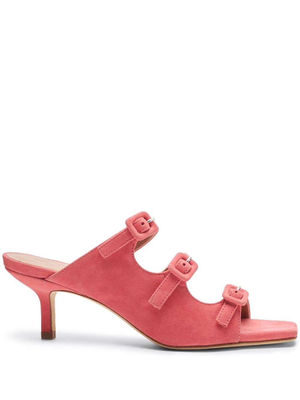 Scarosso Manuela 60mm Suede Mules In Pink