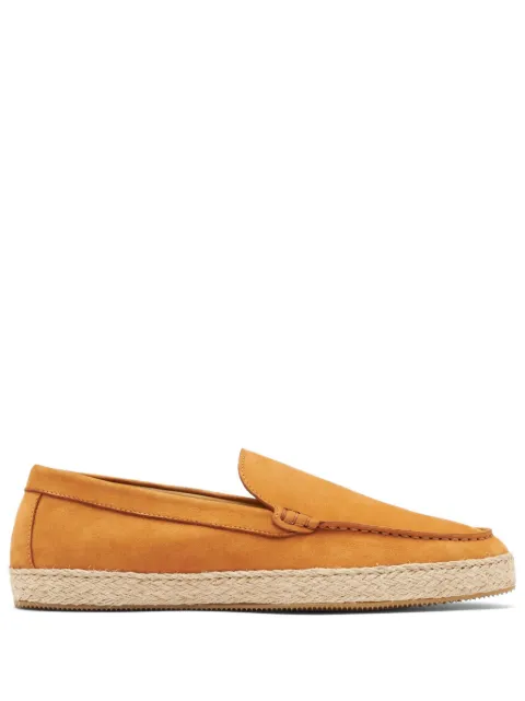 Scarosso Espadrille Lino de couro