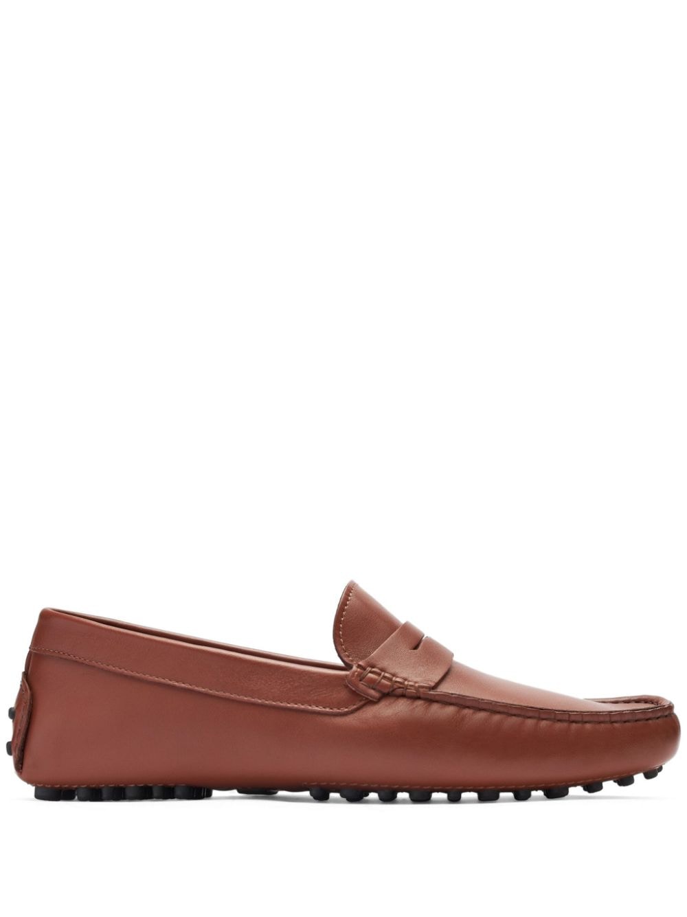 Scarosso Michael leather loafers Brown