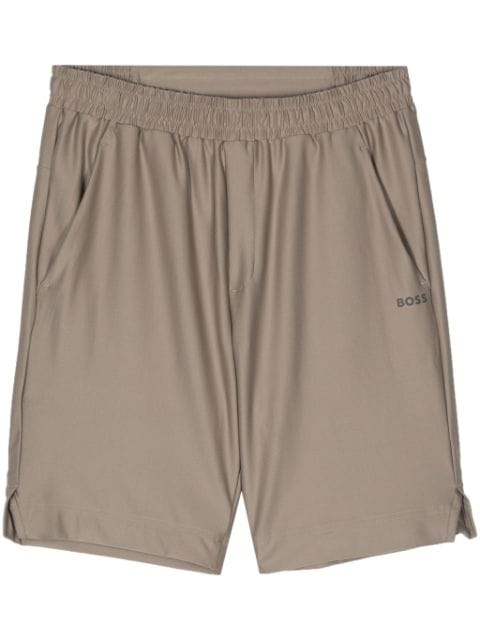 BOSS reflective-logo bermuda shorts
