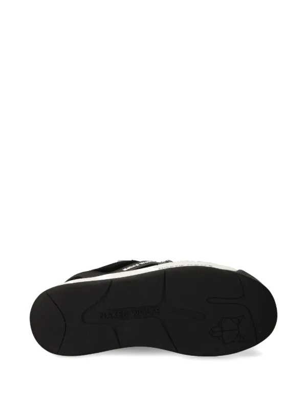 NAKED WOLFE Slide Platform Sneakers | Black | FARFETCH