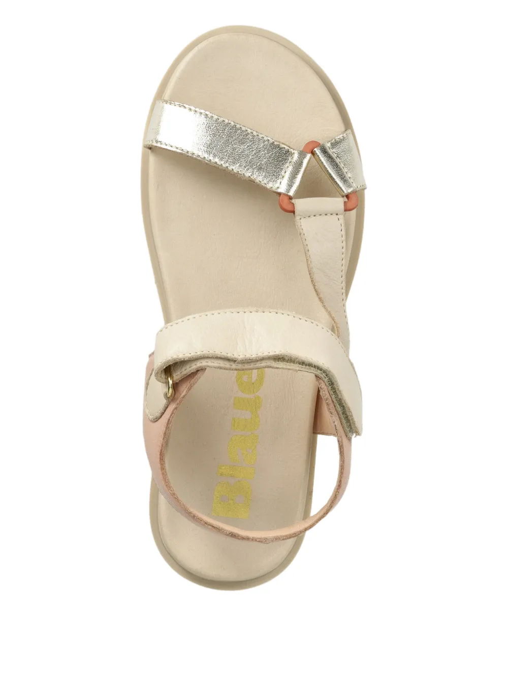 Blauer Elsie Leather Platform Sandals In Multi