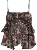 ISABEL MARANT Anissa ruffle blouse - Black