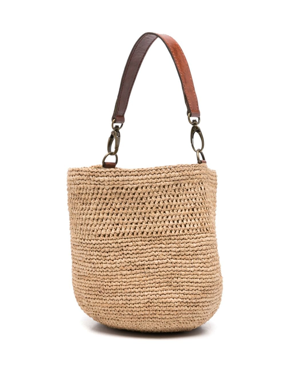 IBELIV Akama raffia shoulder bag - Beige