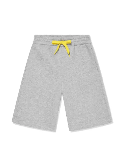 Fendi Kids logo-appliquéd cotton track shorts