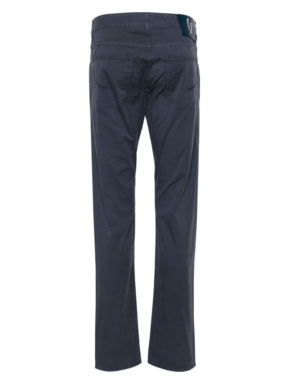 Shop Hand Picked Orvieto Slim-cut Trousers In Blue
