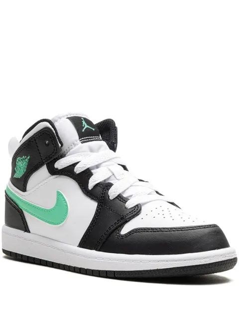 Jordan Kids Air Jordan 1 Mid "Green Glow" sneakers