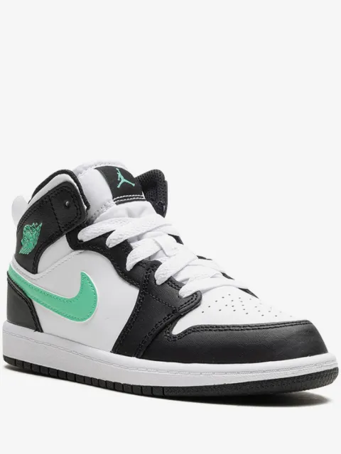 Jordan Kids tenis Air Jordan 1 Mid Green Glow