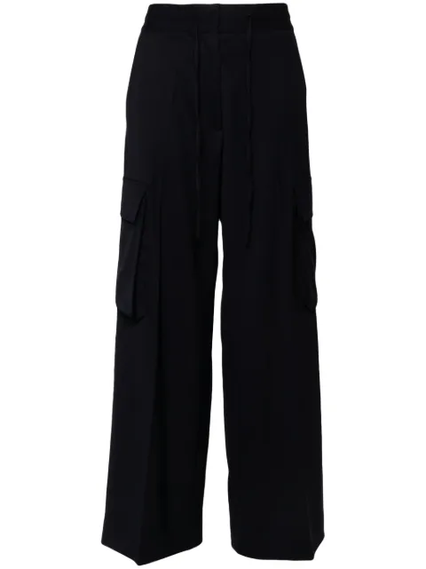 P.A.R.O.S.H. gabardine cargo trousers