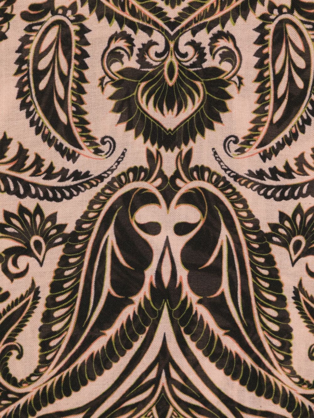 Image 2 of ETRO Aurea-motif interlock-twill scarf
