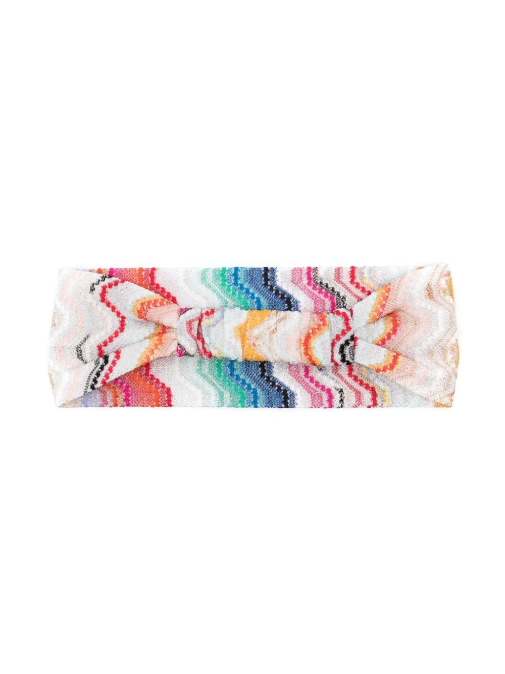 Missoni chevron-knit headband - Wit