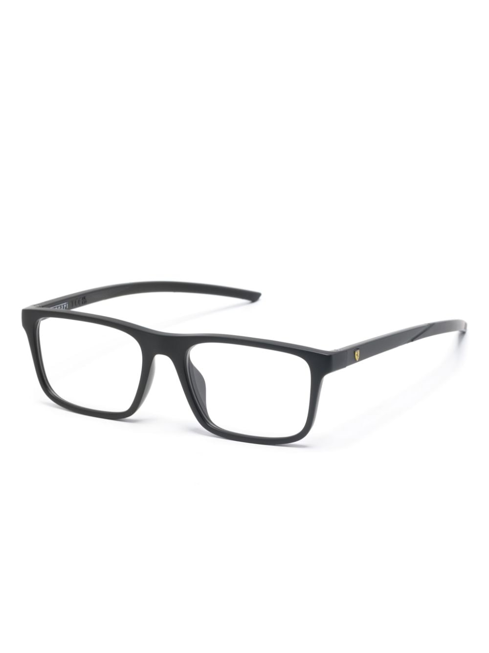 Shop Ferrari Rectangle-frame Glasses In Black