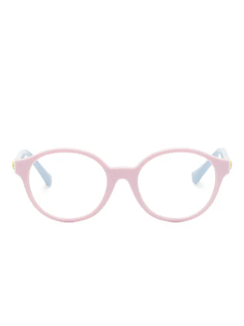 Versace Kids Medusa-motif round-frame glasses
