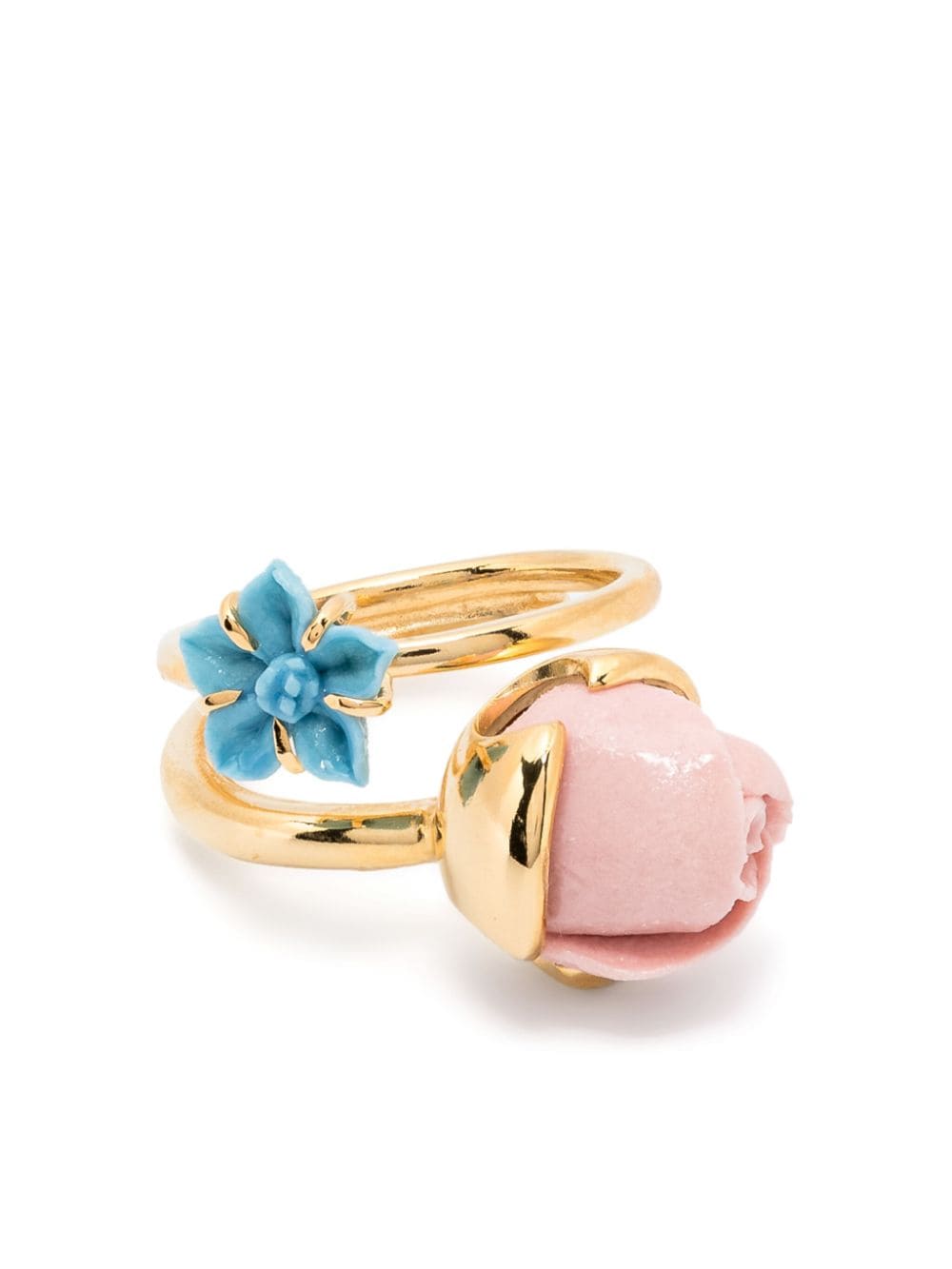 Rosebud & Petunia ring