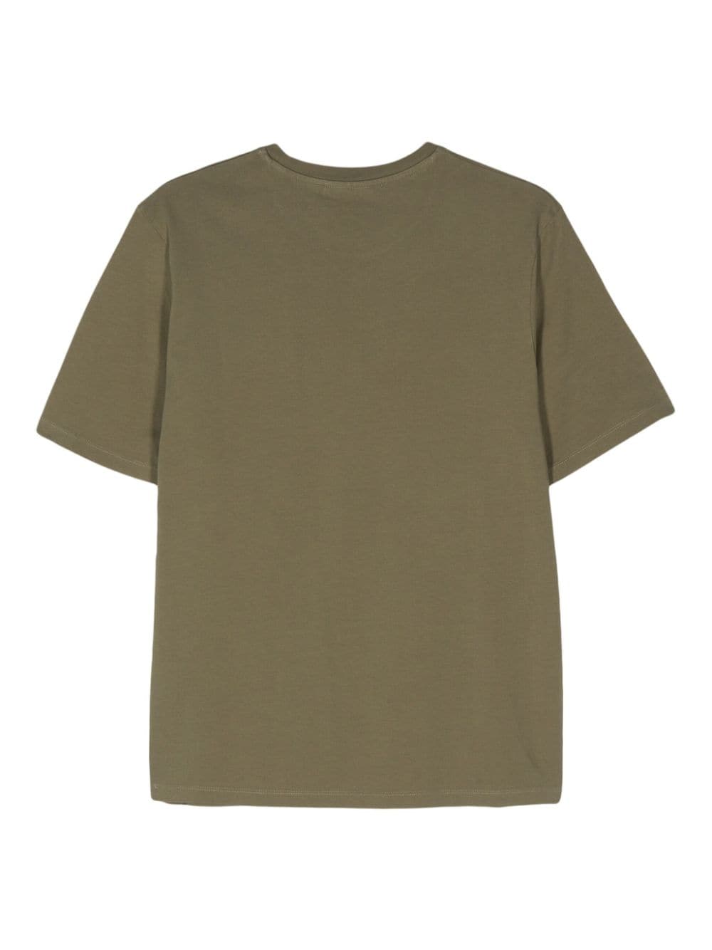 Shop Maison Kitsuné Chillax Fox-appliqué T-shirt In Green