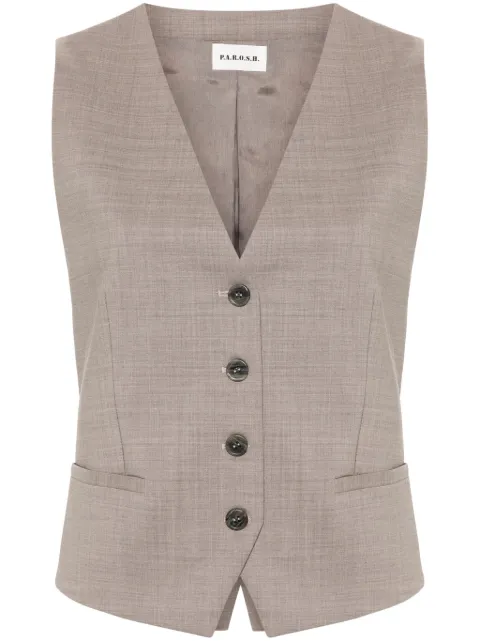 P.A.R.O.S.H. single-breasted waistcoat
