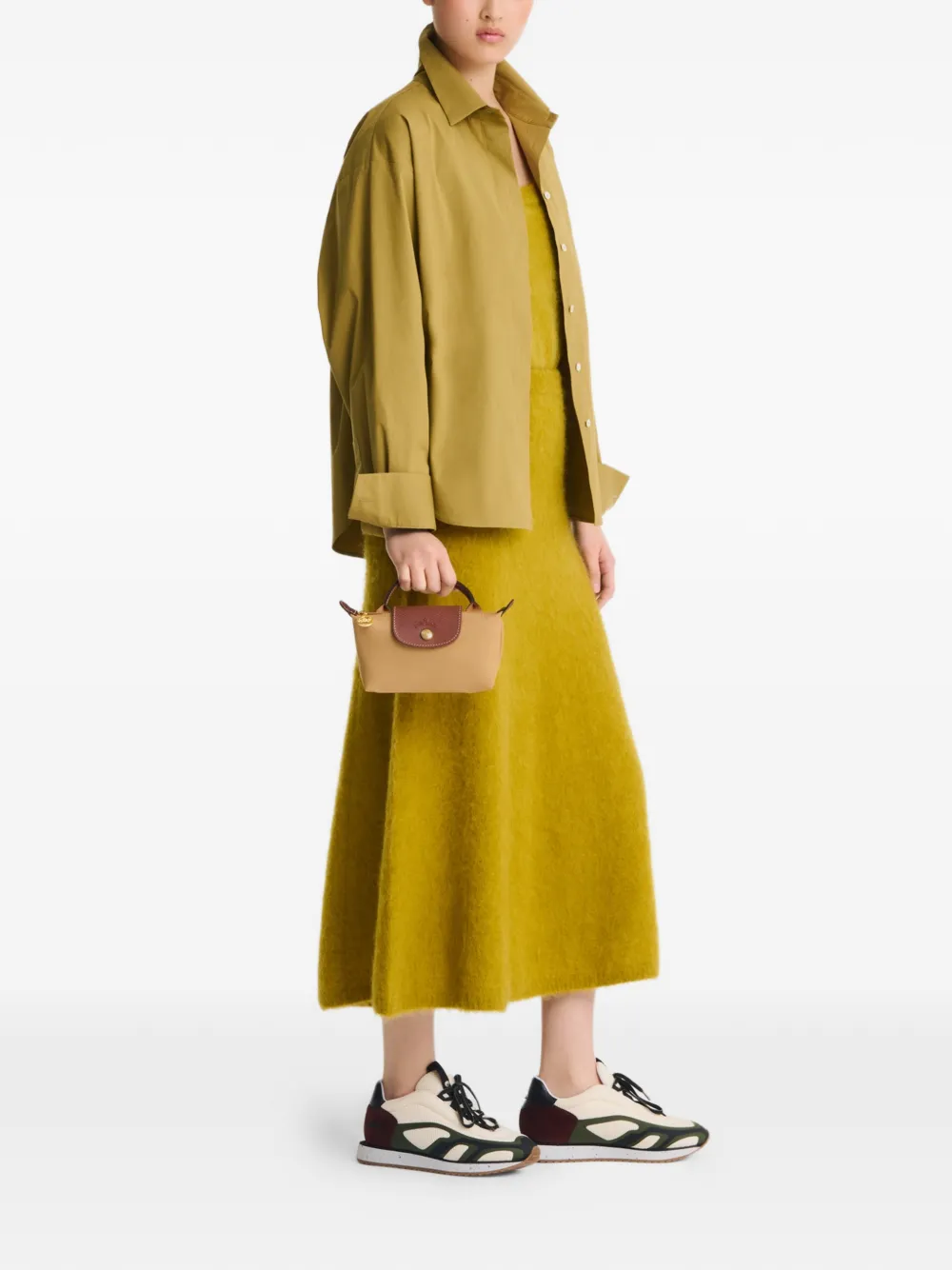  Longchamp Le Pliage Original Pouch - Yellow 