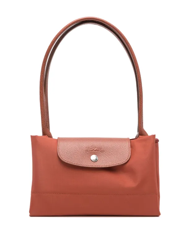 Longchamp Large Le Pliage Green Shoulder Bag | Brown | FARFETCH