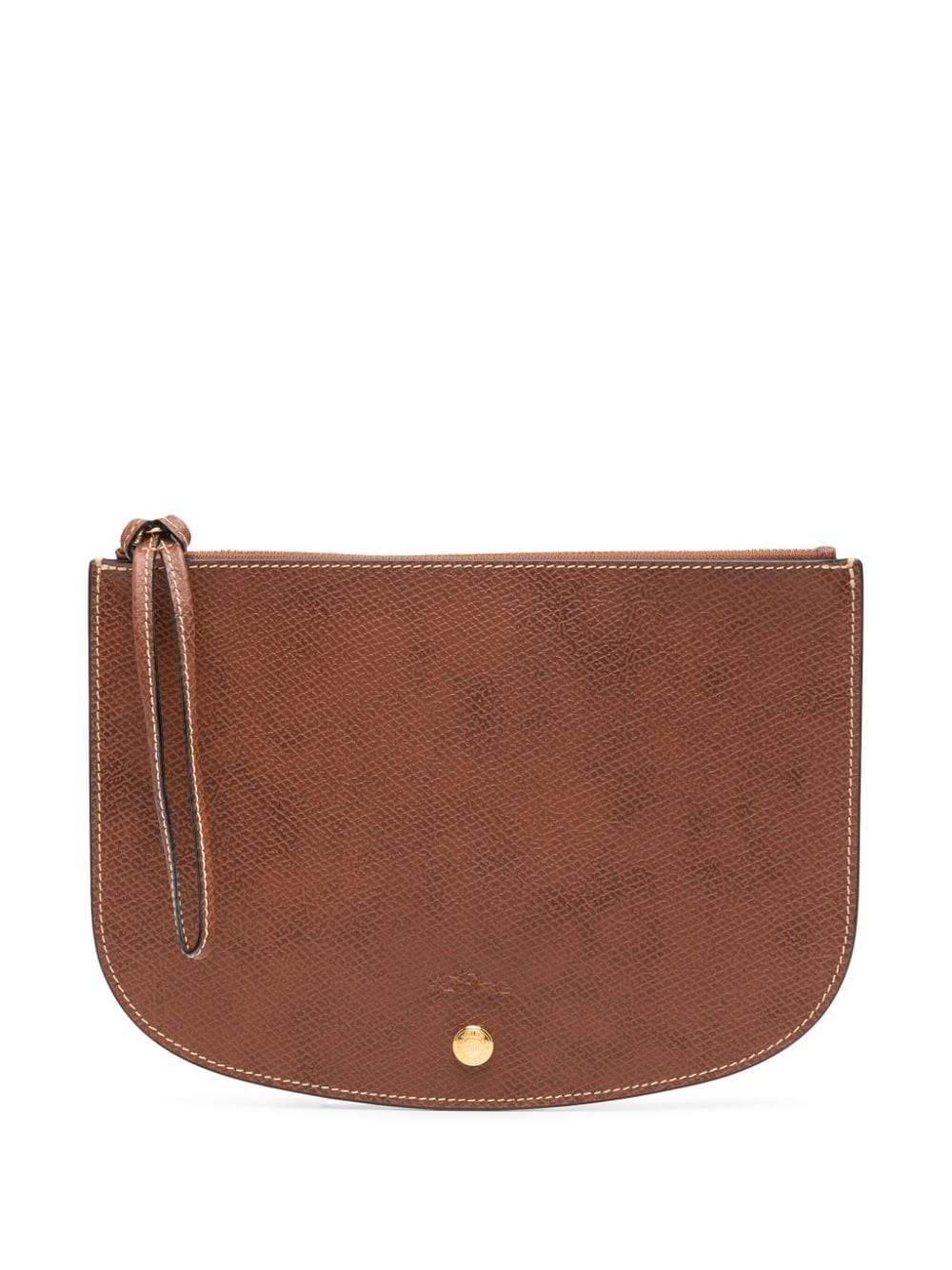 Longchamp Épure Clutch Bag In Braun