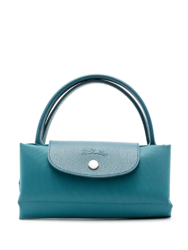 Longchamp Small Le Pliage Tote Bag Blue FARFETCH AE