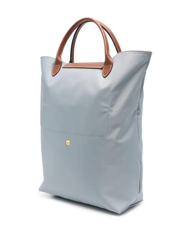 NWT Longchamp Le popular Pliage Shoulder Tote Grey Small