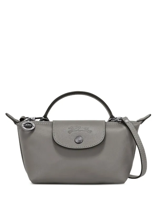 Charmant sac x BLUELEA ハンドバッグ グレー Longchamp Le Pliage Xtra Pouch ハンドバッグ XS | グレー | FARFETCH JP
