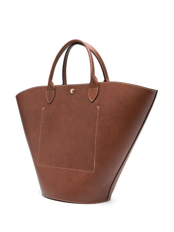 Longchamp XL Epure Leather Tote Bag Brown FARFETCH AE