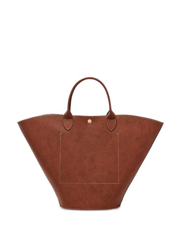 Longchamp Épure レザーハンドバッグ XL | ブラウン | FARFETCH JP