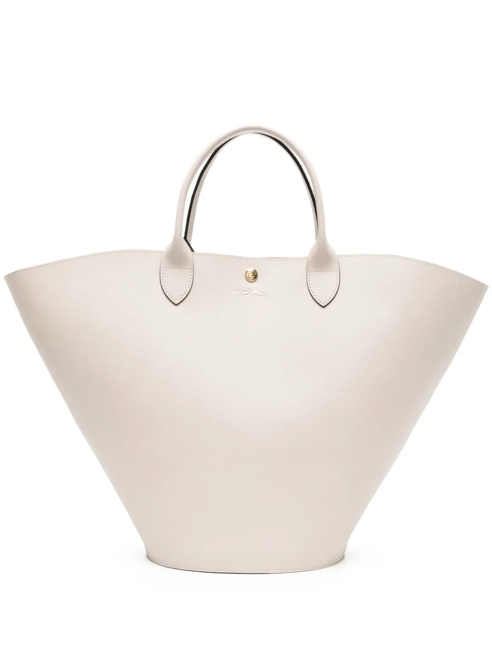 Longchamp Xl Épure Leather Tote Bag In White