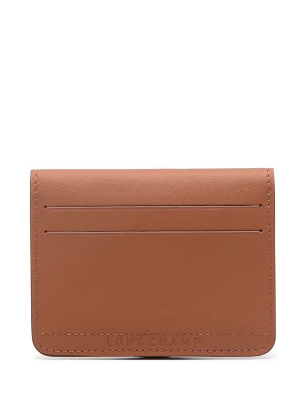 Longchamp Le Pliage Xtra Leather Card Holder Brown FARFETCH AE