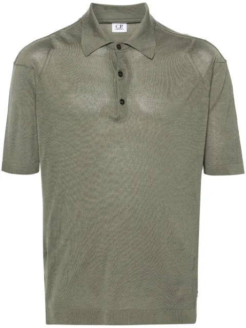C.P. Company fine-knit short-sleeve polo shirt 
