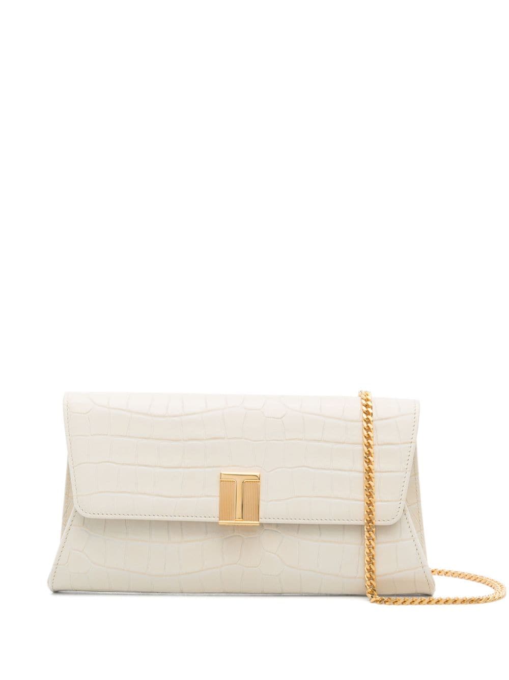 Tom Ford Noble Clutch Bag In Neutrals
