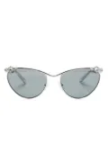 Swarovski cat-eye frame sunglasses - Silver