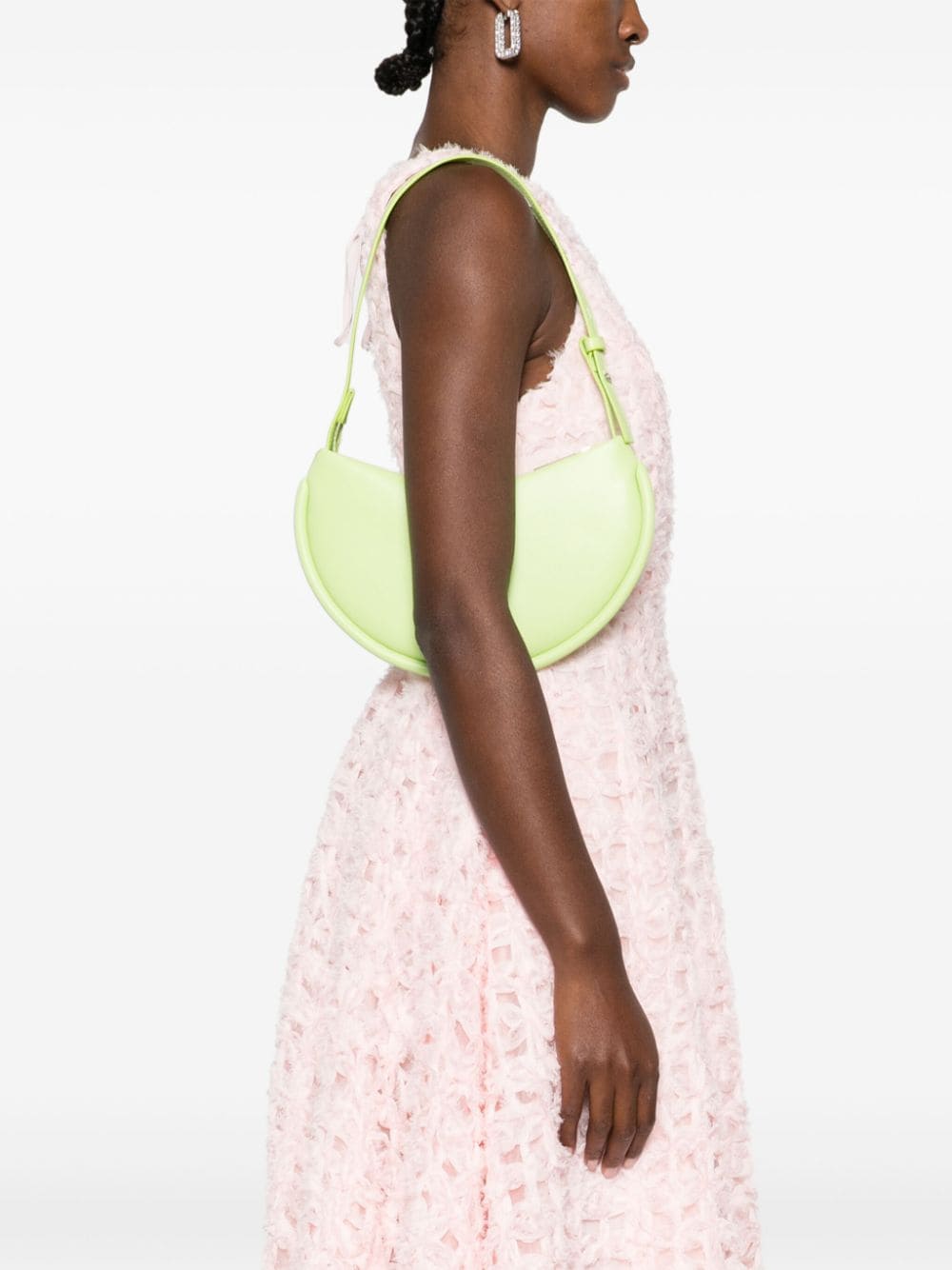 Shop Themoirè Ebe Shoulder Bag In Green