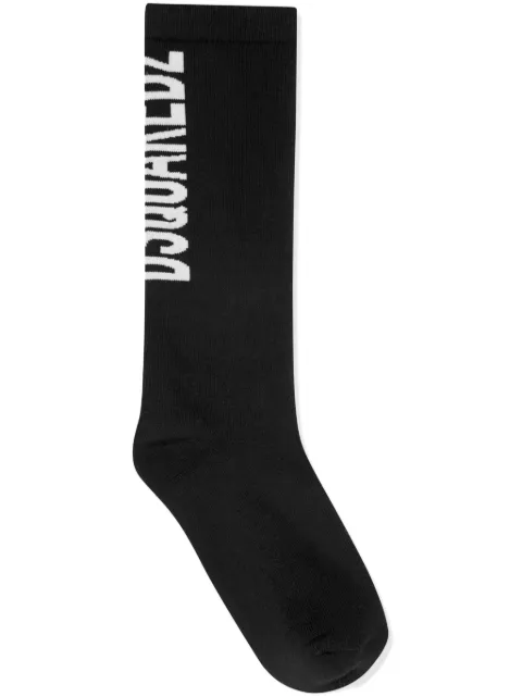 DSQUARED2 KIDS calcetines con logo en jacquard