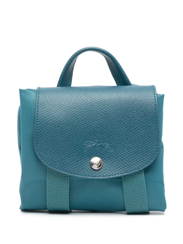 Longchamp Le Pliage Folding Backpack Blue FARFETCH AE