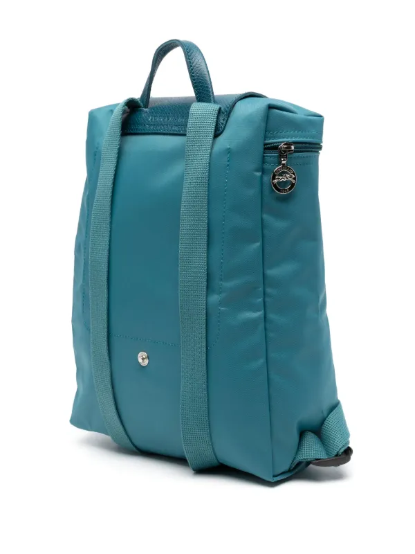 Longchamp Le Pliage Folding Backpack Blue FARFETCH AE