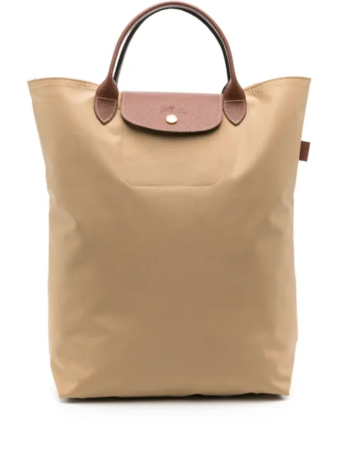 Longchamp logo-embossed tote bag