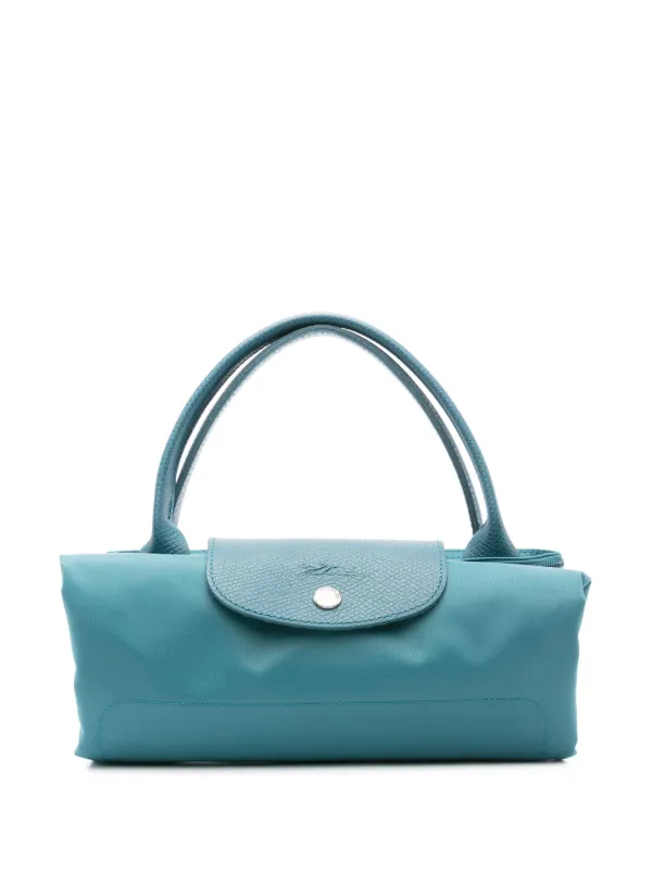 Longchamp le pliage light blue hotsell