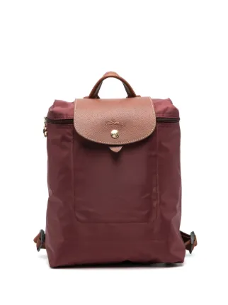 Longchamp backpack red sale