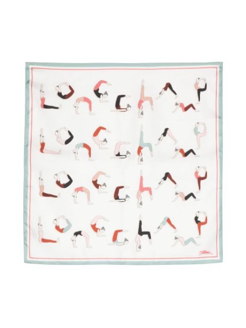 Yoga silk scarf