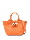 Longchamp small Le Roseau tote bag - Orange