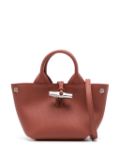 Longchamp small Roseau tote bag - Brown