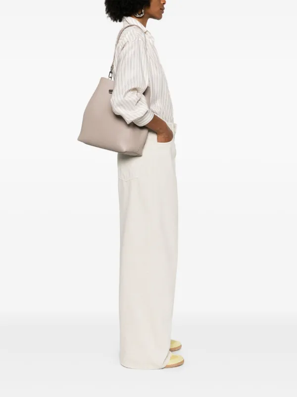 Longchamp Le Roseau ショルダーバッグ M | ニュートラル