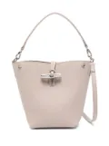 Longchamp Le Roseau XS leather bucket bag - Neutrals