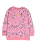 MC2 Saint Barth Kids Briony bandana-print sweatshirt - Pink